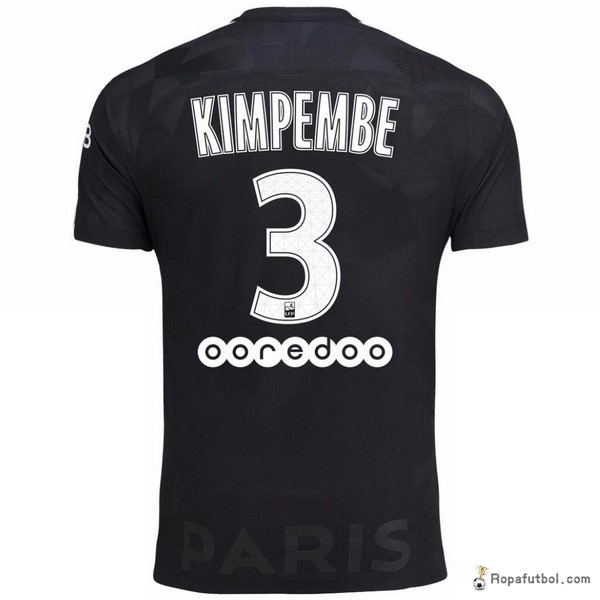 Camiseta Paris Saint Germain Replica Tercera Ropa Kimpembe 2017/18